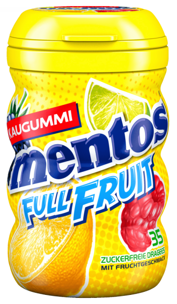 mentos - Full Fruit Kaugummi zuckerfrei 35er